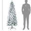 Arbre de Noël artificiel avec 250 lumières, 462 pointes et assemblage simple
