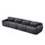 Tissu moelleux doux et moelleux de 149 po, canapé sans os, conception ergonomique en éponge haute densité 32D, emballage sous vide à compression complète, connexion à boucle libre-121068581