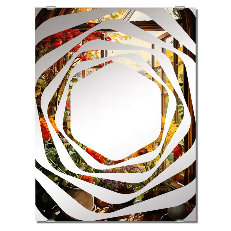 Loa - Miroir mural pour fenêtre, 32 po x 24 po