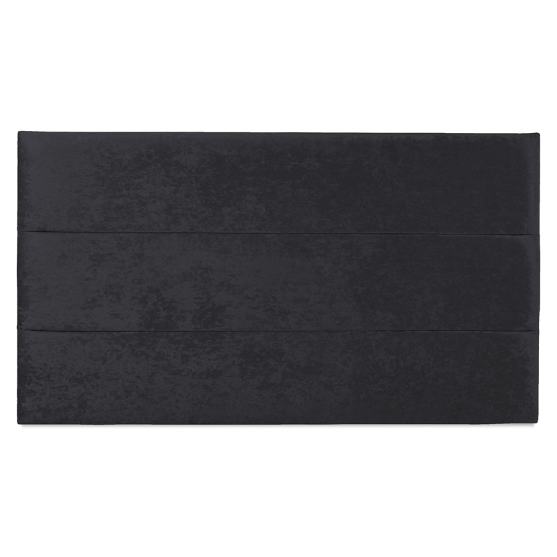 Franciose Upholstered Headboard, Small Single (2'6), Black