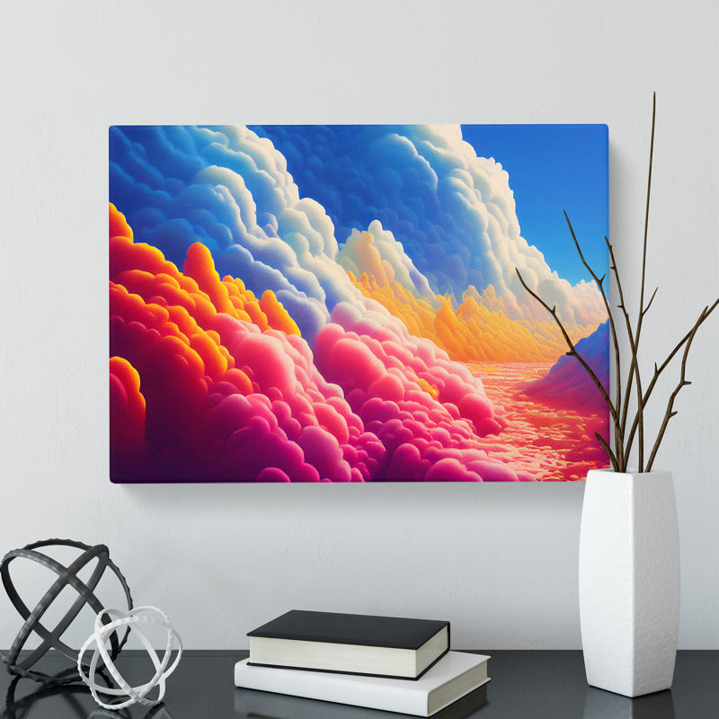 Colourful Clouds Vol.2 - Wrapped Canvas Print, 35cm H x 50cm W x 3cm D