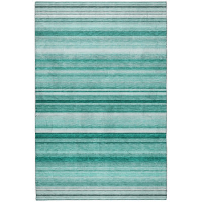 Premium Machine Washable Dream Shag ADS529 Striped Rug