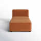 Shonnard Upholstered Slipper Chair and Ottoman