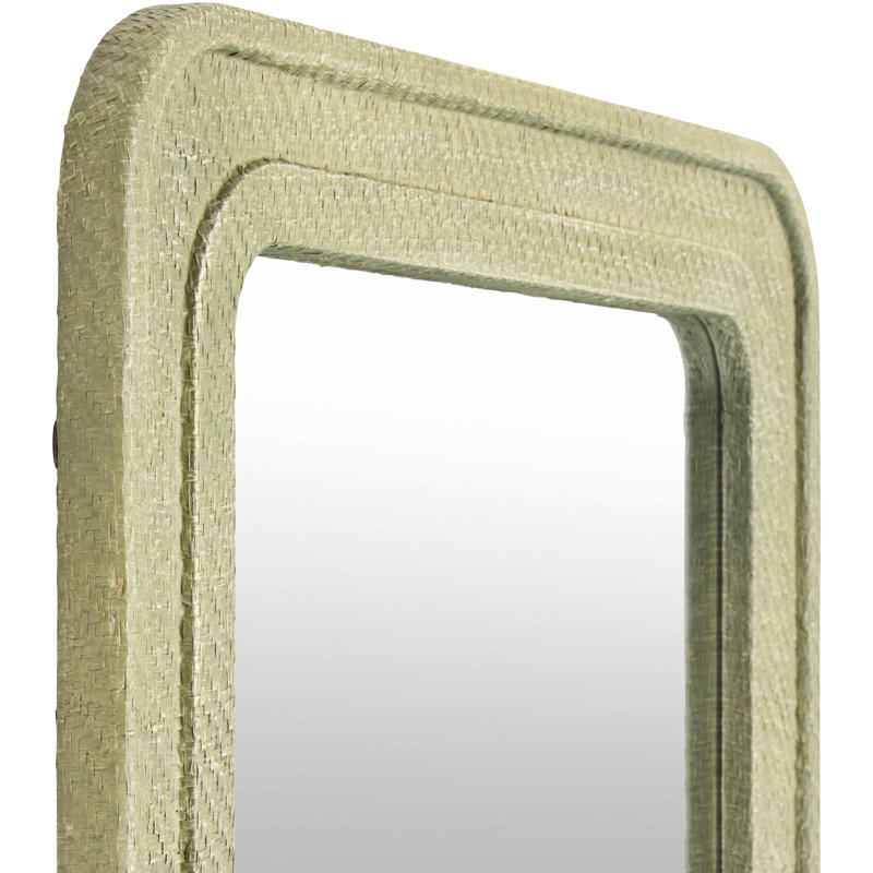 Vara Mirror, Green, Rectangle