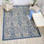 Tapis intérieur / extérieur gris / bleu Trofin-55379088