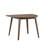 Aurora Modern Space-Saving Solid Wood Corner Dining Table-121600648