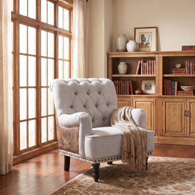 Erithon 31.5" Wide Upholstered Wingback Accent Chair