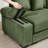 82.6"  Oversized Cloud Modular Sectional Couch, Soft Corduroy Fabric With Chaise 6 Throw Pillows, Deep Seat Wide Armrests, Ergonomic Design Easy Assembly, Soft Corduroy,For Living Rooms Lounges, Green-63529584