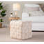Repose-pieds carré tressé par Lumisource-683606203