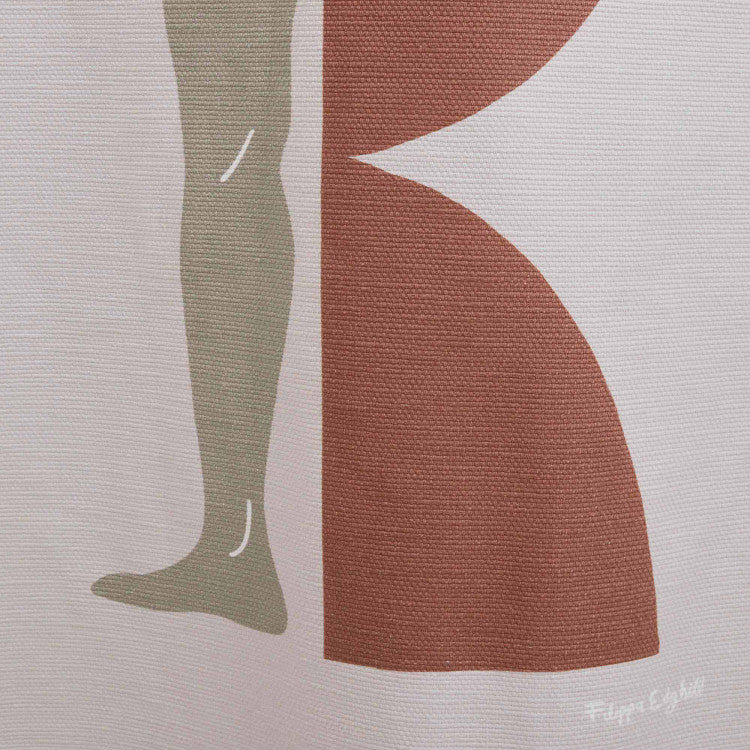 Cotton Blend Curtain Single Panel