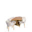 Table de salle à manger rectangulaire en bois Korbyn
