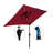Versatile Rectangular Outdoor Umbrella with Advanced Solar Lighting and Multiple Functionalities-1320926603