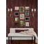 Posy Cranberry Peel and Stick Wallpaper