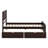 Platform Storage Bed, 2 Drawers With Wheels-2059621527
