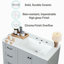 Meuble-lavabo simple autoportant de 36 po avec comptoir en céramique et tablette ouverte, armoire de rangement moderne en bois massif avec deux portes et deux tiroirs pour salle de bain de style campagnard-1916074686-1916074683