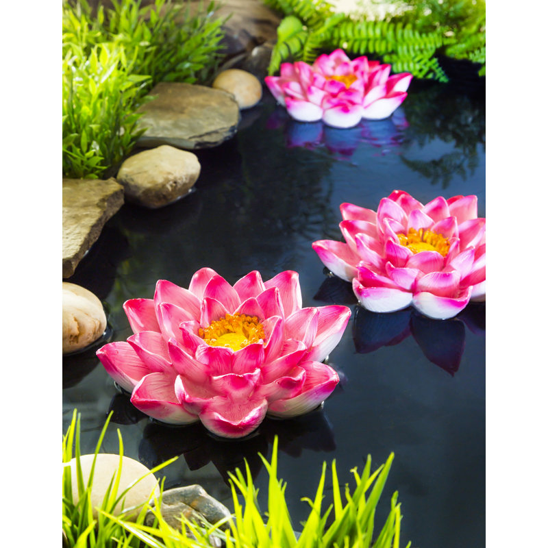 Ensemble de statue de jardin flottant 2 pièces