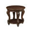 Table de salon: style antique, bois d'hévéa massif. Simple à assembler. Finition à chaud. Cerise. Convient aux espaces plus petits. Coins arrondis pour
