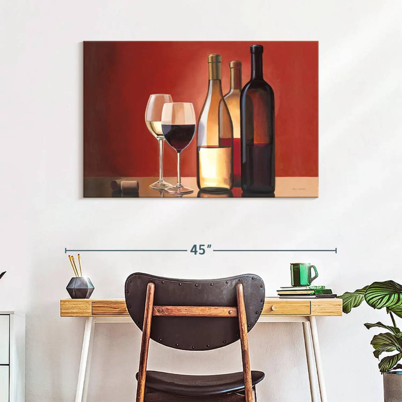 Yarlin Wine Trio, 26" H x 39" W