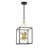 9 - Light Steel Dimmable Lantern Square / Rectangle Chandelier-631412579
