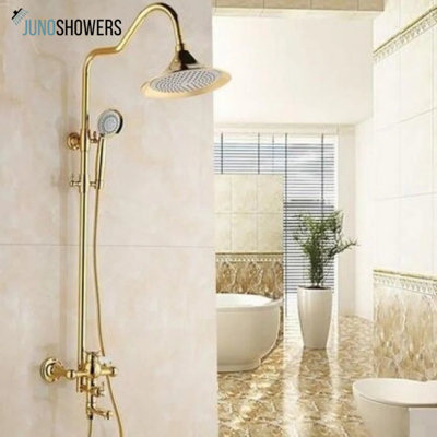 Grande douche de salle de bain Juno