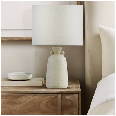 16" Ceramic Table Lamp Cream See below