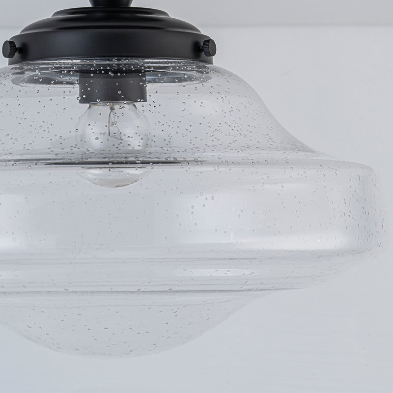 Plafonnier semi-encastré 1 lumière l 13 po