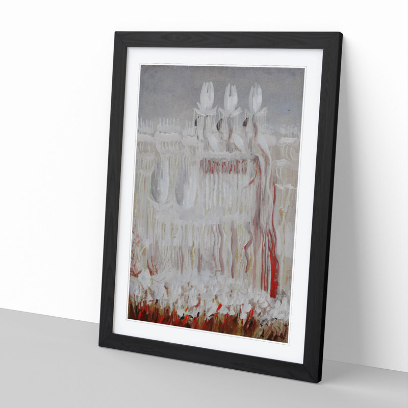 Creation of the World Vol.8 by Mikalojus Konstantinas - Picture Frame Painting, Black Framed, 36cm H x 27cm W x 2cm D