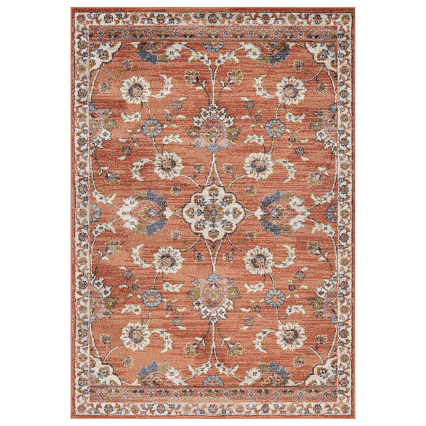 AMER Rugs Jordan Bea Floral Indoor Rug & Reviews | Wayfair