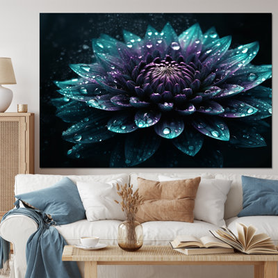 Fleur mauve sacrée florale I - lotus floral