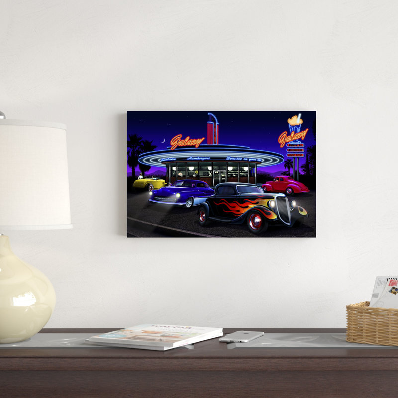 Diners And Cars VII, H 12 po x l 18 po x P 1,25 po