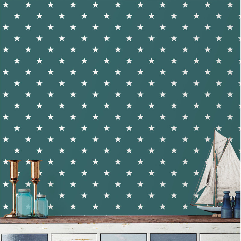 Galaxy 10m x 53cm Matte Wallpaper Roll, Green
