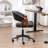 Bryonie Faux Leather Swivel Office Chair-375890460