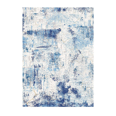 Large Area Rug 5 X 7 Ft Anti-Skid And Tear-Resistant Floor Mat Modern