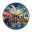 Horloge murale en bois massif Marialyce-1593214359