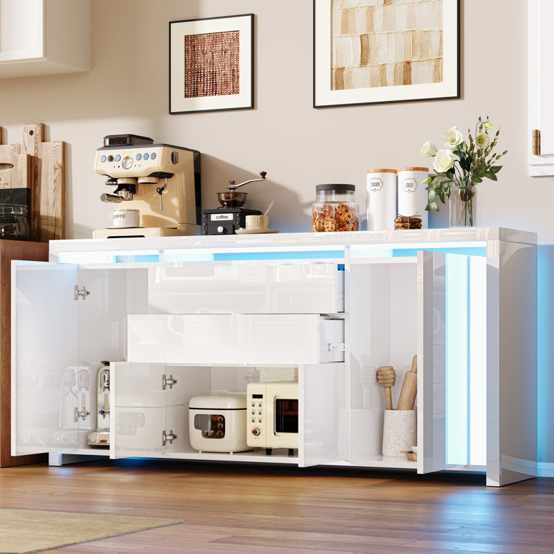 160cm Sideboard, White