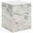 Yantarni Marble Plinth Accent Table-1501486013
