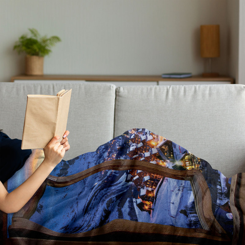 Hand Woven Throw Blanket, 70" x 90"