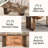 63" Solid Wood Desk