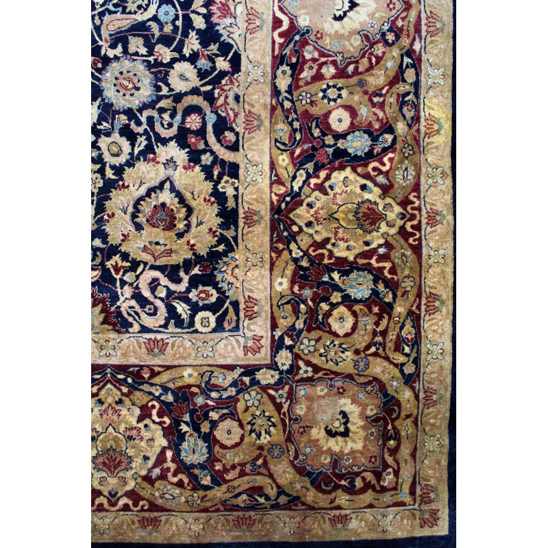 Cloud Band One-of-a-Kind 7'11" x 10'4" New Age Area Rug in Blue/Navy/Red