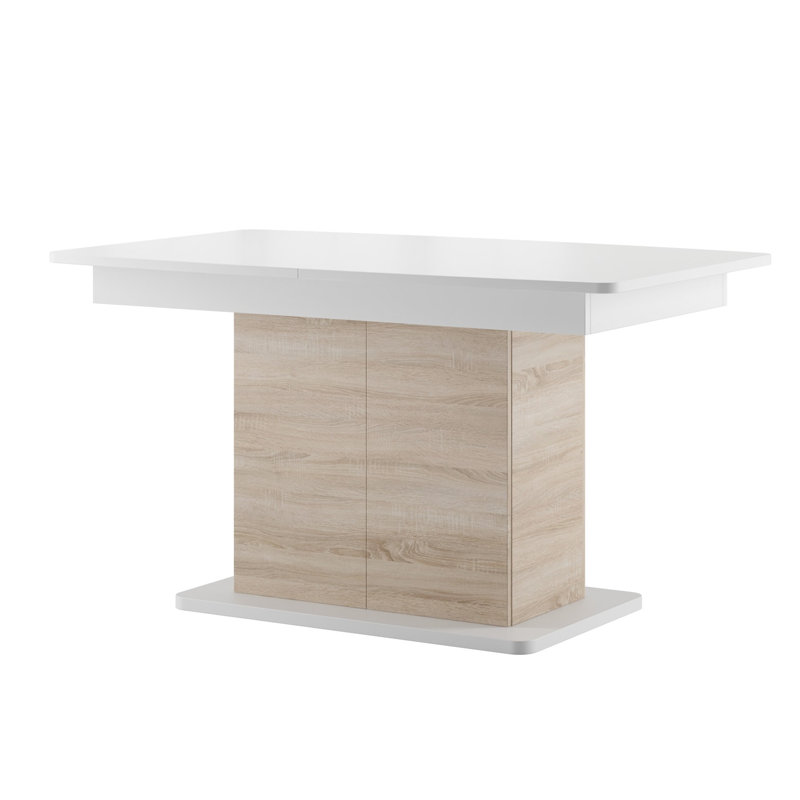 Aguilard Extendable Pedestal Dining Table 140-210 cm