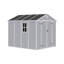Grey Plastic Outdoor Storage Shed