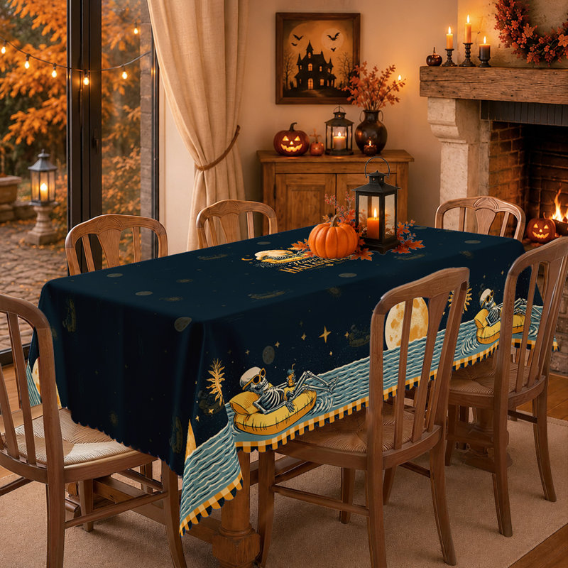 Nappe d'Halloween, Rectangle 60 po x 120 po
