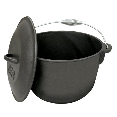 Bayou Classic 6 Quarts Cast Iron Soup Pot
