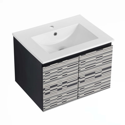 Meuble-lavabo flottant mural