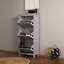 18 Pair Flip Down Shoe Storage