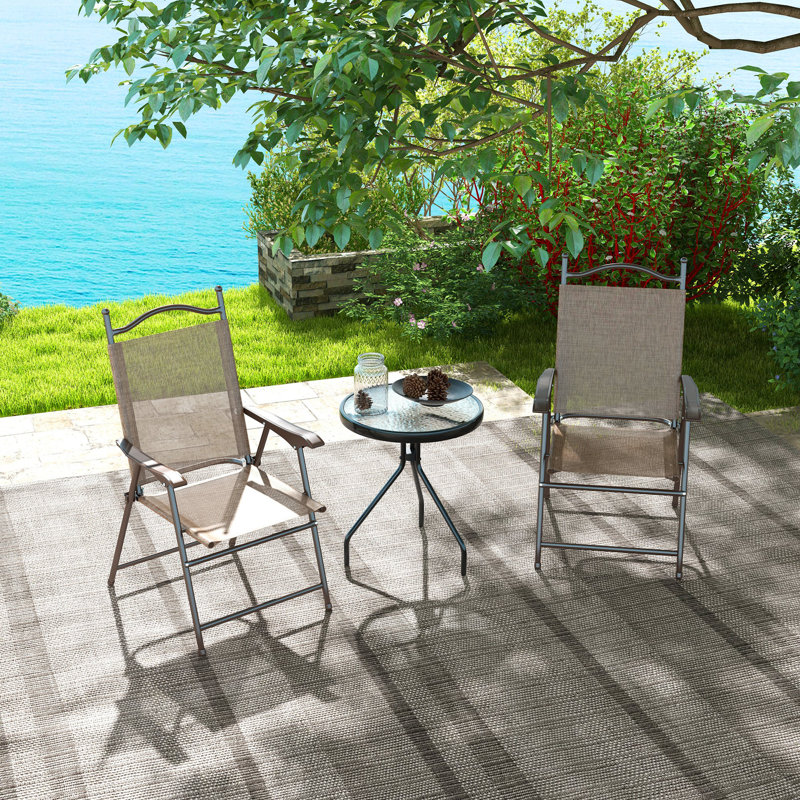 Folding Patio Dining Armchair