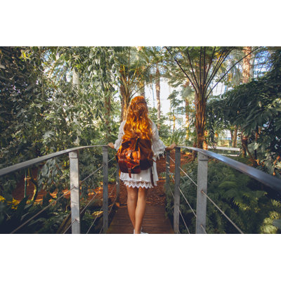 Young Woman in Tropical Environment by Jasmina007
