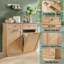 Armoire à paniers à linge inclinable Ahart-35419670-33974557