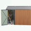 Remise de rangement extérieure avec 3 portes verrouillables-117569985