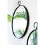 Le miroir à cadre noir 24 po x 27 po - Accent contemporain pour le salon, la chambre à coucher, le vestibule, le vestibule, améliore l'éclairage de la pièce avec un élément de design minimaliste réfléchissant au mur naturel-877539899-877539898
